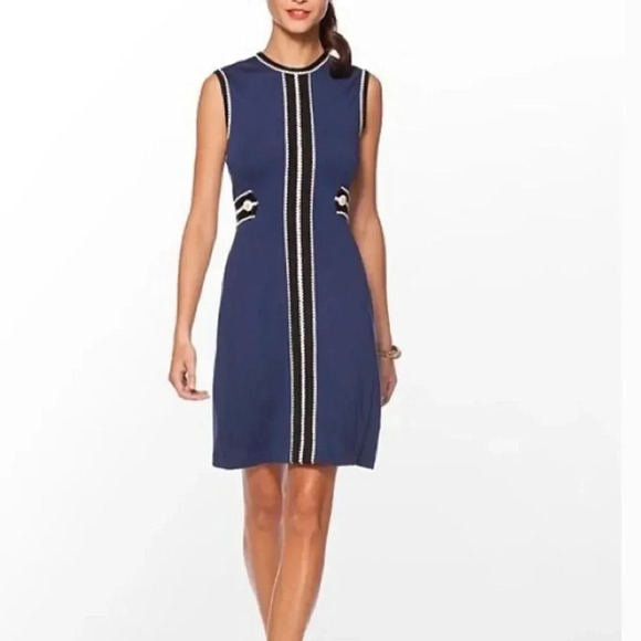 Lilly Pulitzer Fannie Stitch Sheath Dress medium - Picture 13 of 13